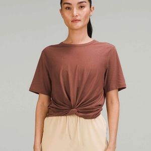 Lululemon Crescent T-Shirt Size 14 Ancient Copper